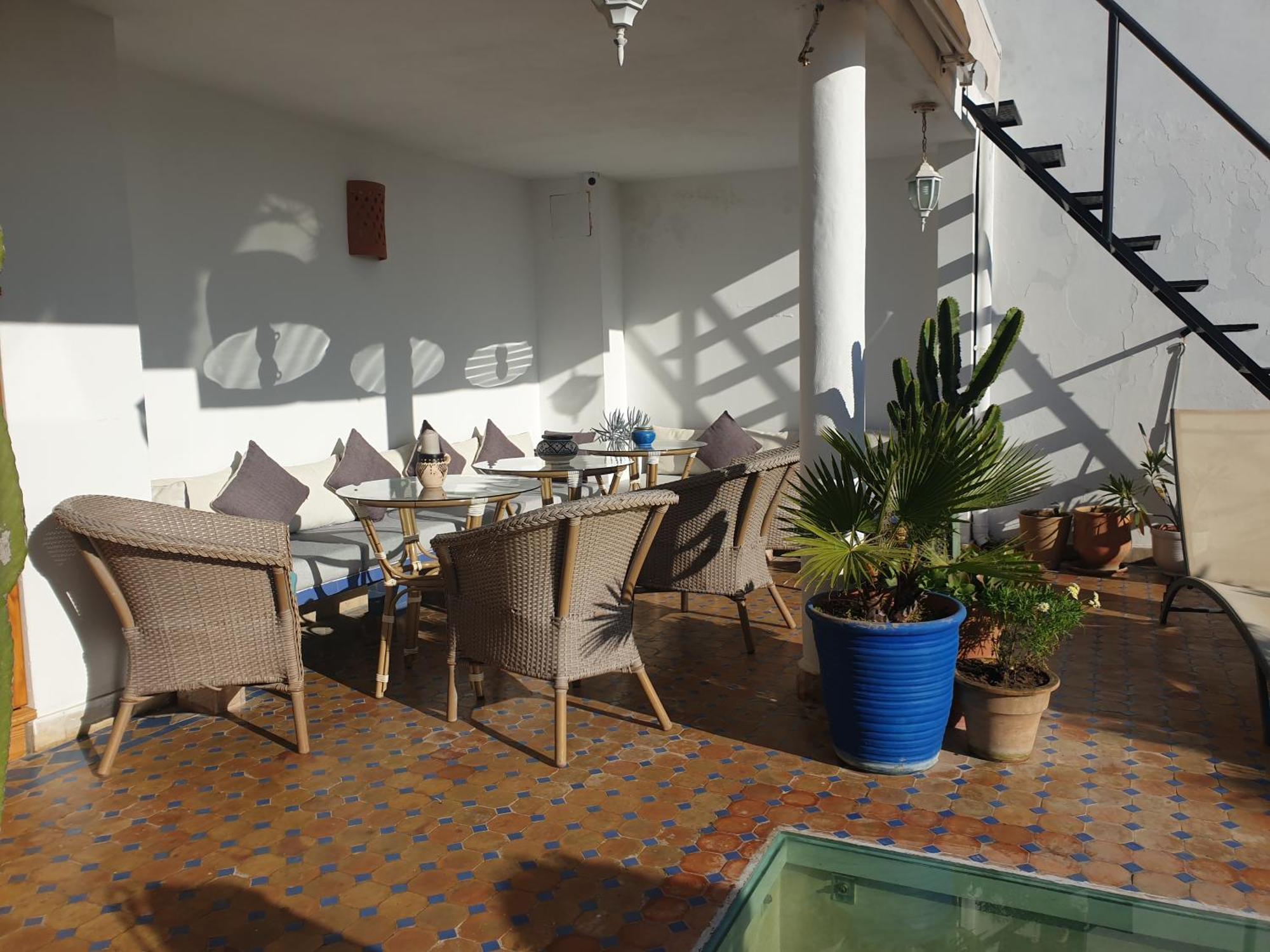 Dar Sami : Riad Avec Vue Tanger Exterior foto